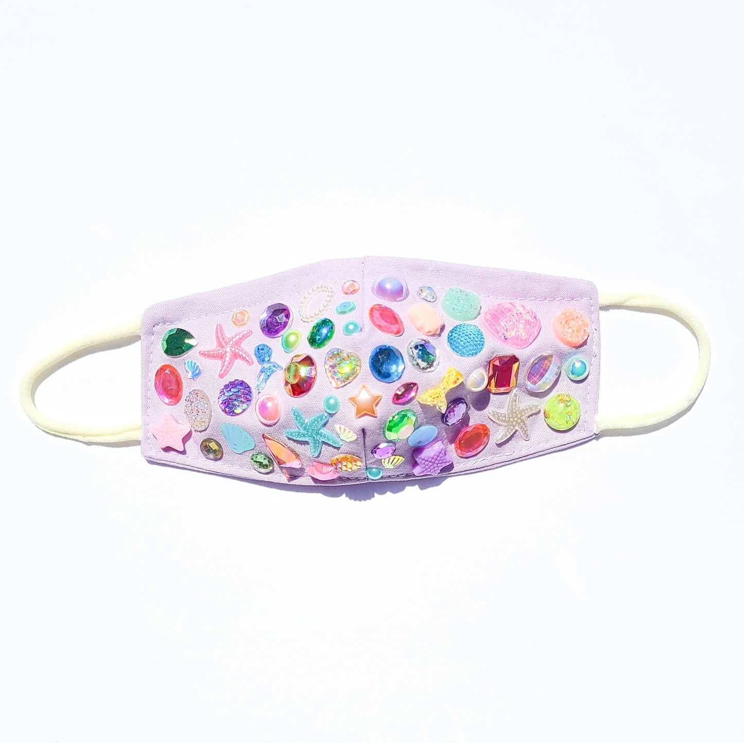 Toddler Purple Mermaid face mask