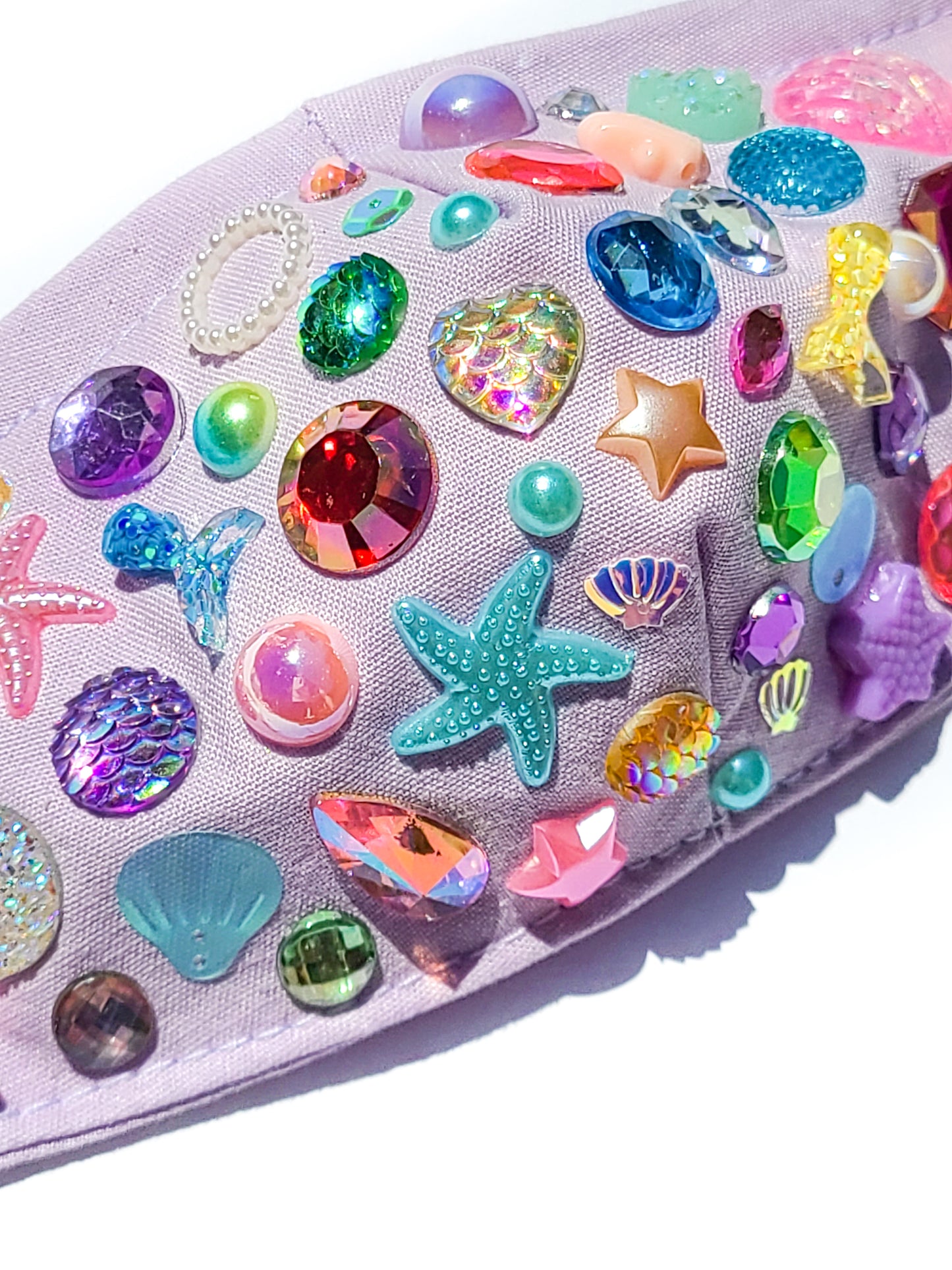 Toddler Purple Mermaid face mask