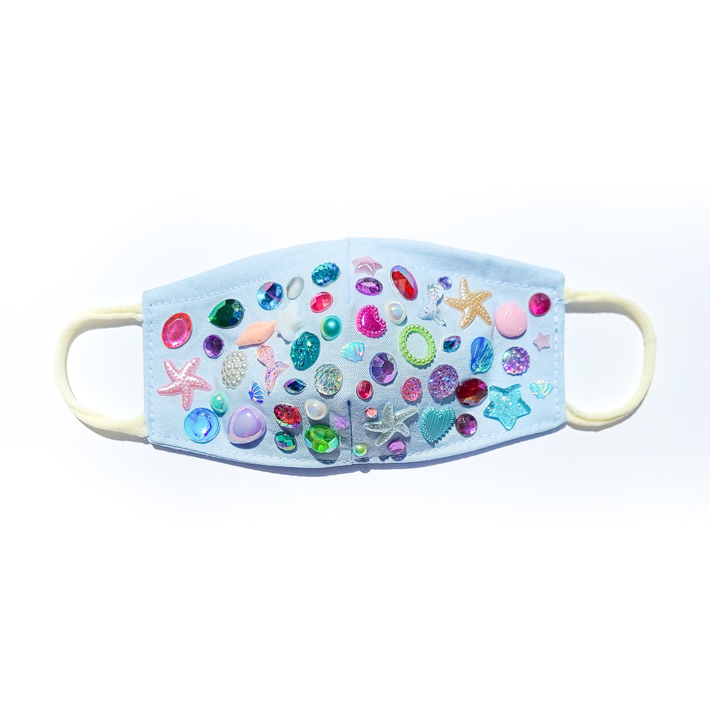 Toddler Blue Mermaid face mask