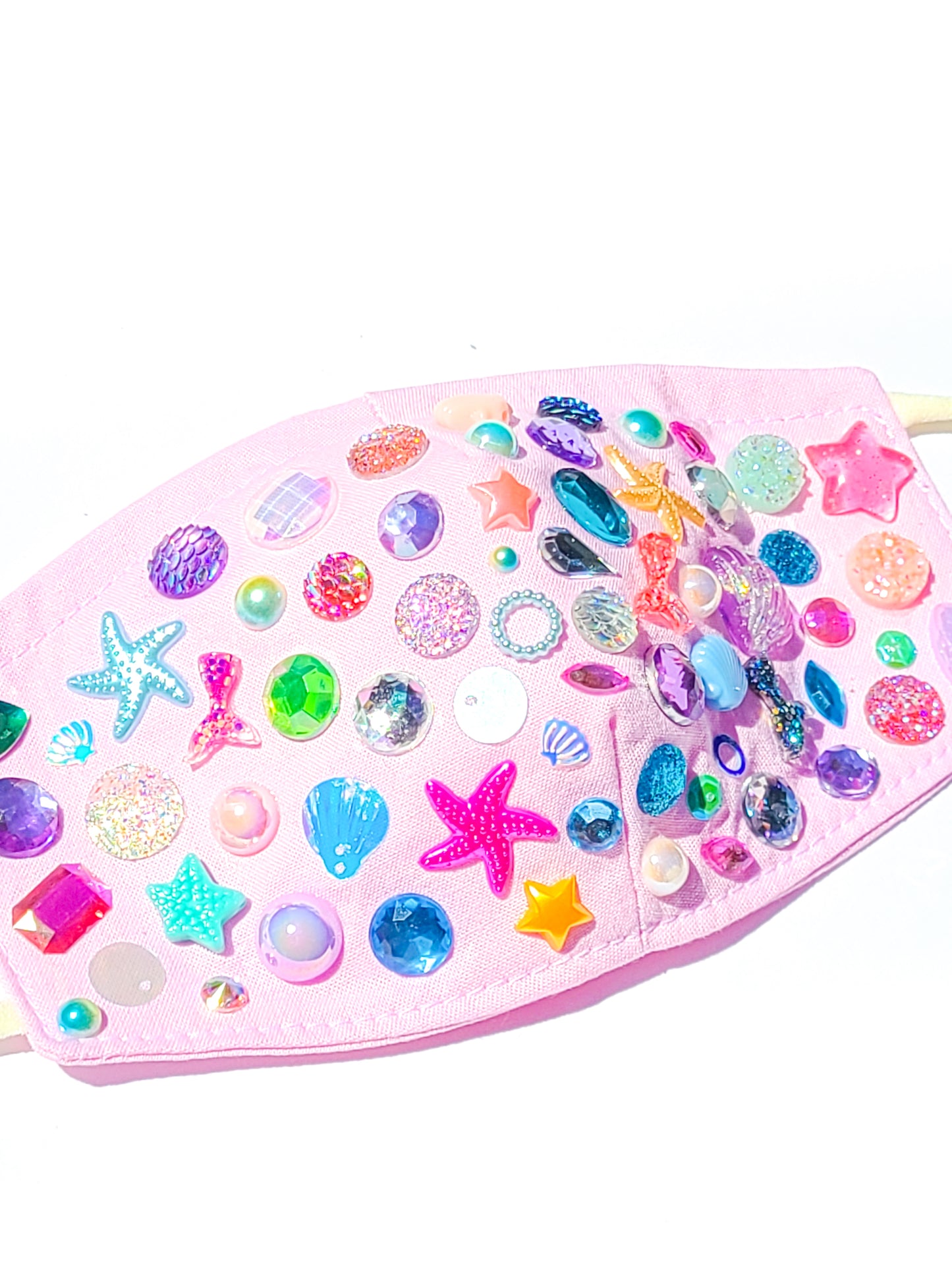 Youth Pink Mermaid face mask