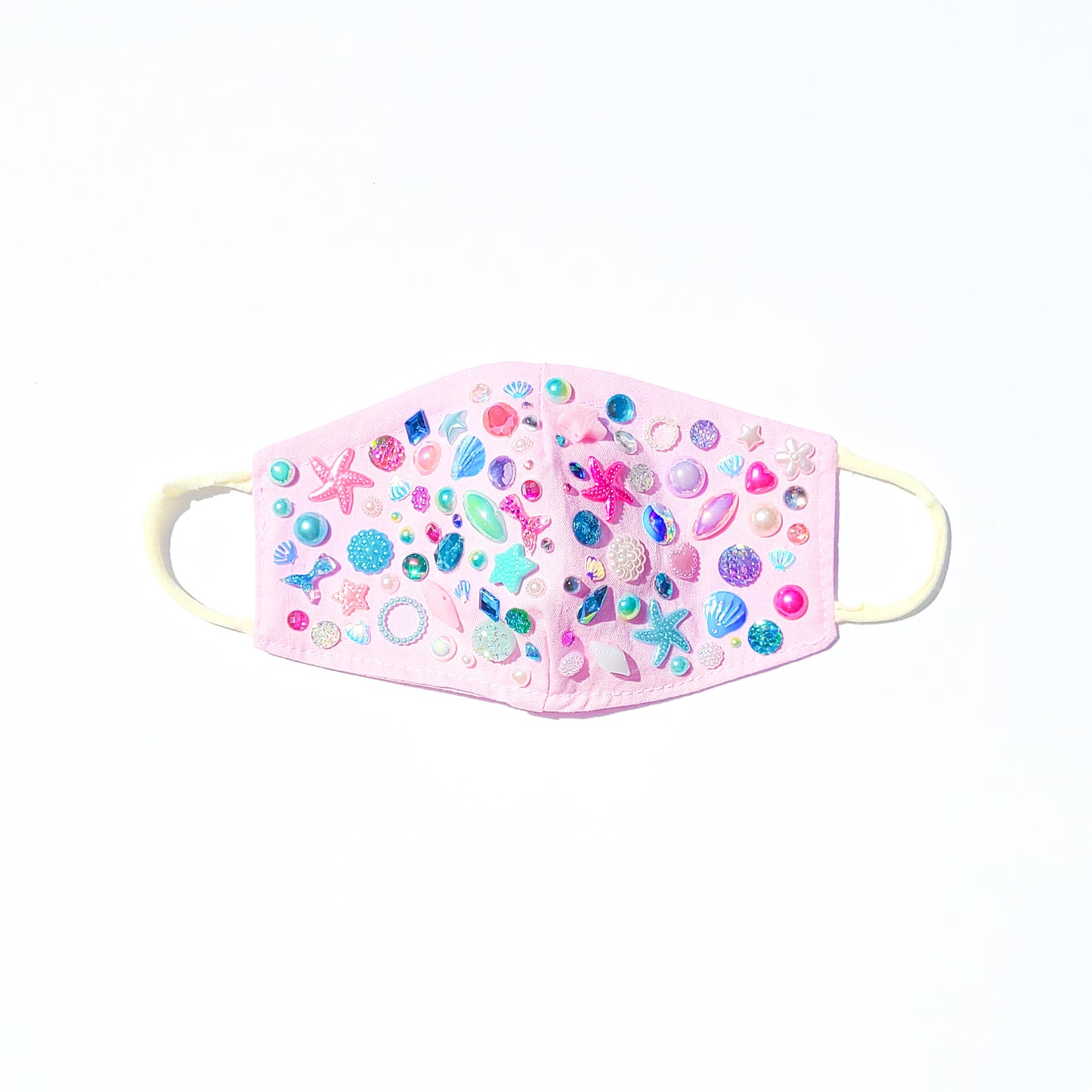 Youth Pink Mermaid face mask