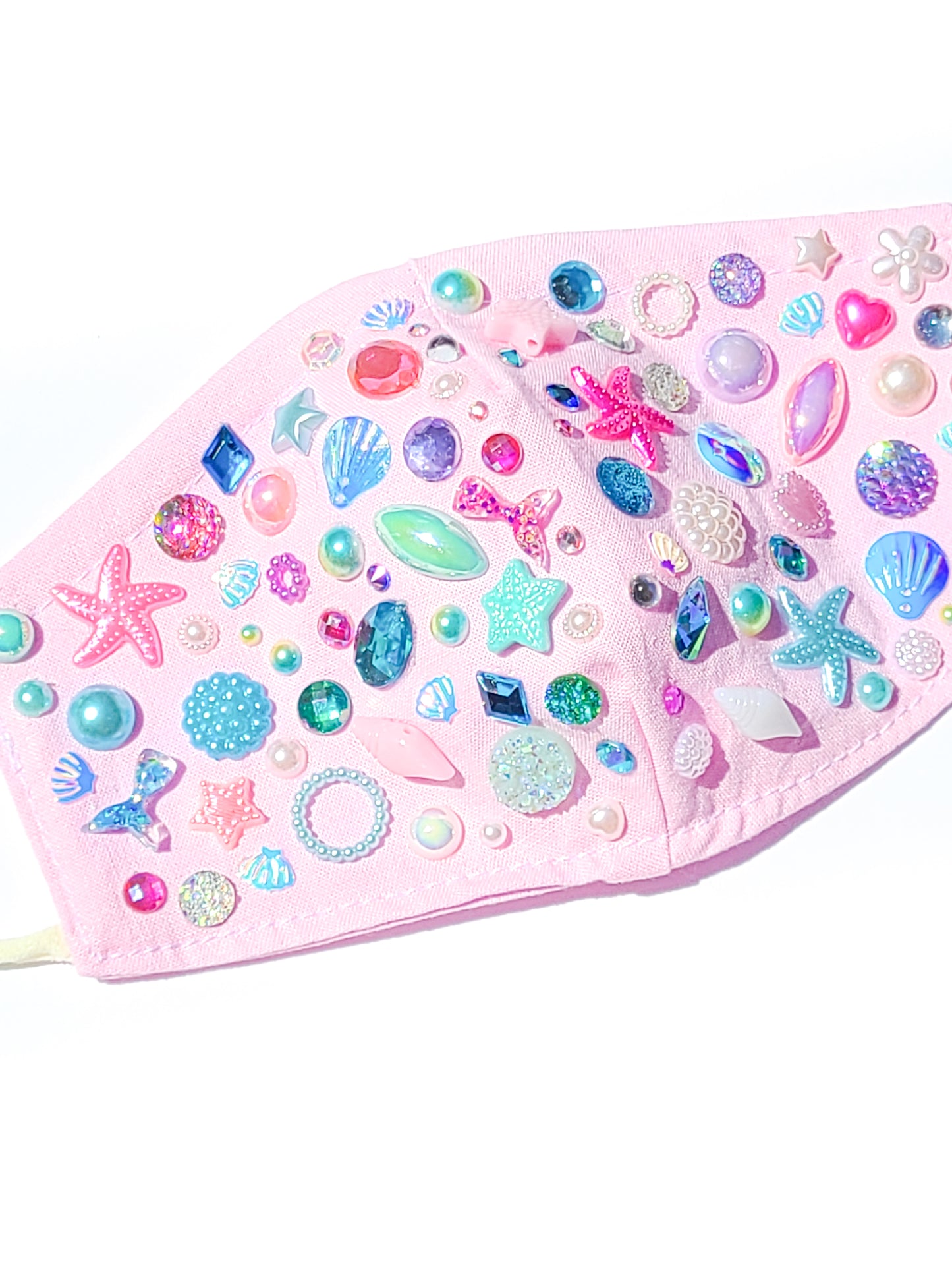 Youth Pink Mermaid face mask