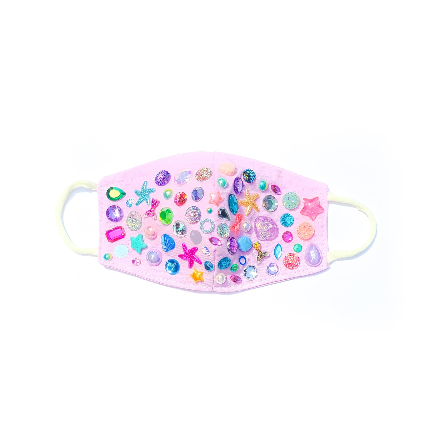 Youth Pink Mermaid face mask