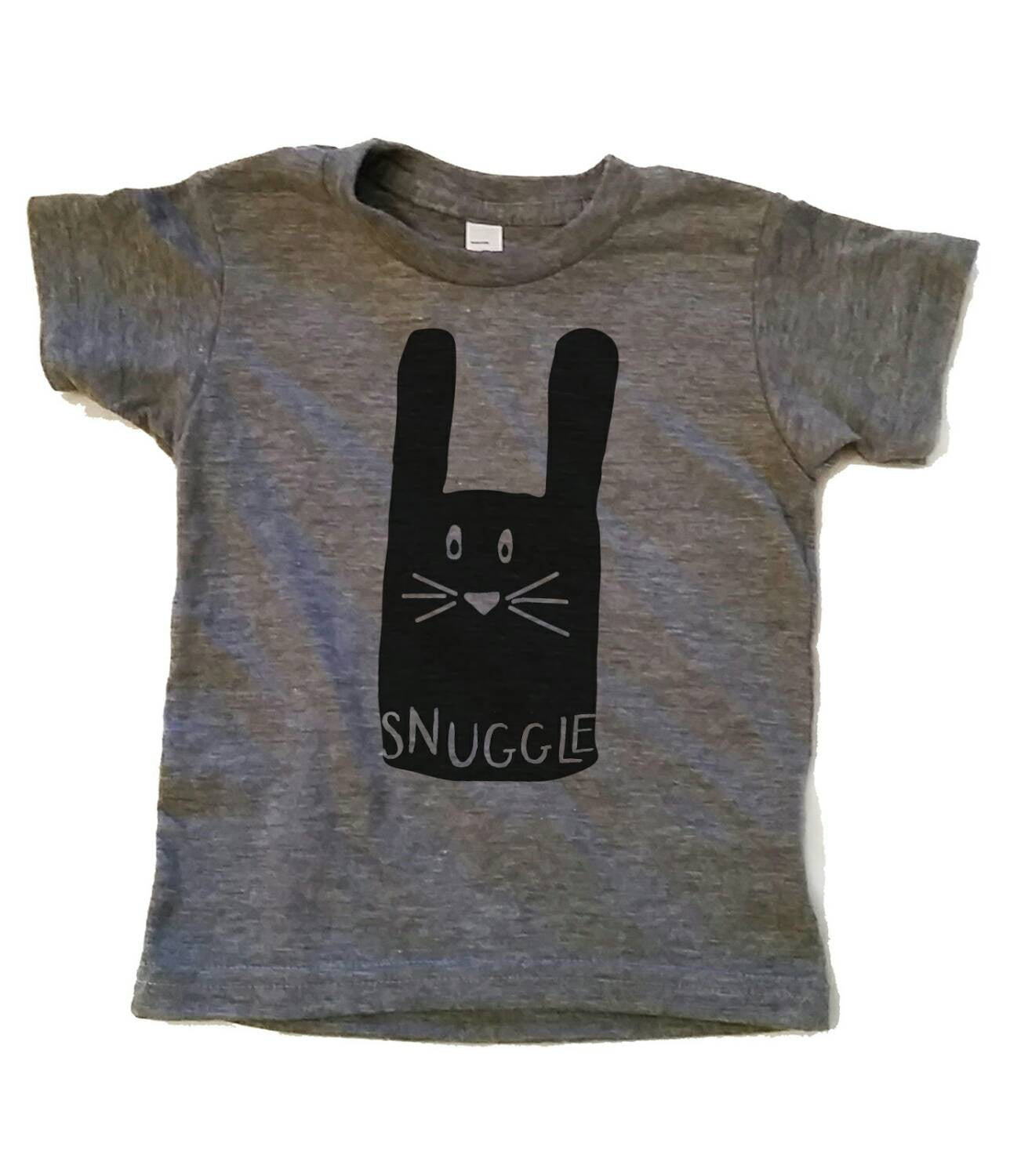 Snuggle Bunny Illustrated Kids tee shirt