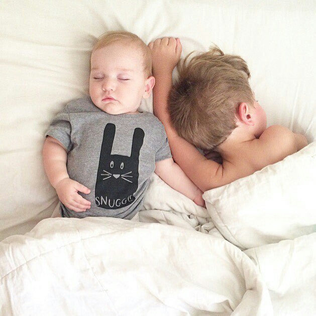 Snuggle Bunny Illustrated Kids tee shirt