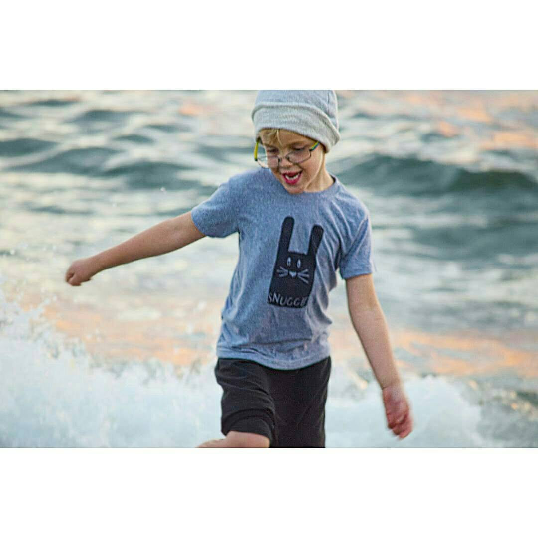 Snuggle Bunny Illustrated Kids tee shirt