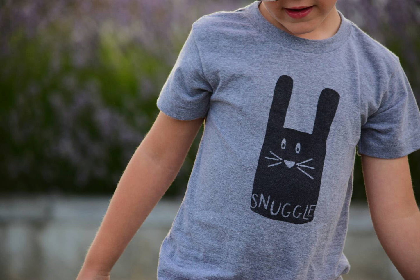Snuggle Bunny Illustrated Kids tee shirt