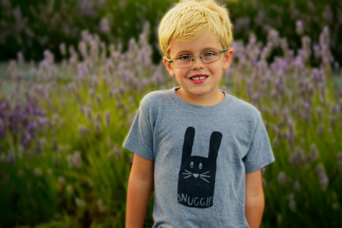 Snuggle Bunny Illustrated Kids tee shirt