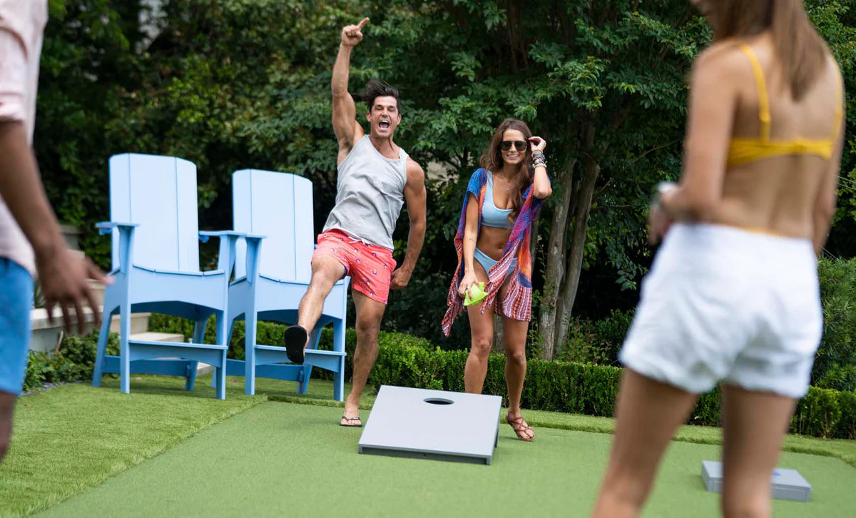 LUXE OUTDOOR ALL-WEATHER CORNHOLE