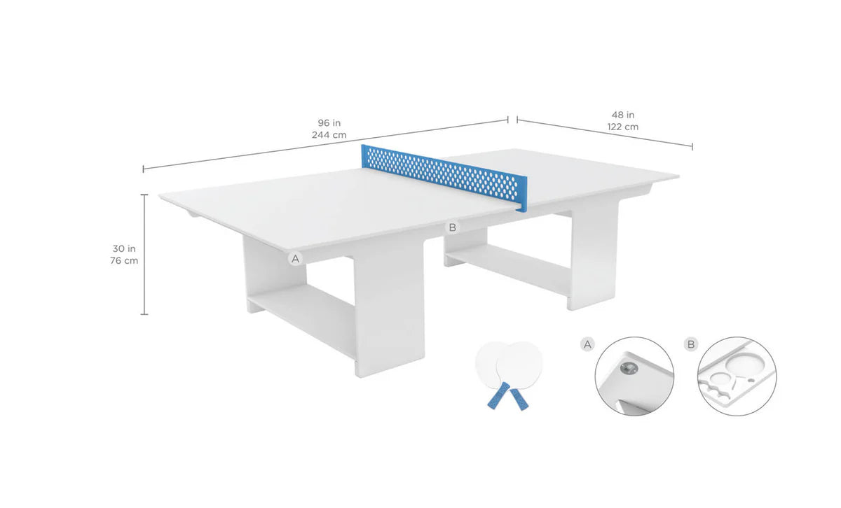 LUXE OUTDOOR ALL-WEATHER PING PONG TABLE