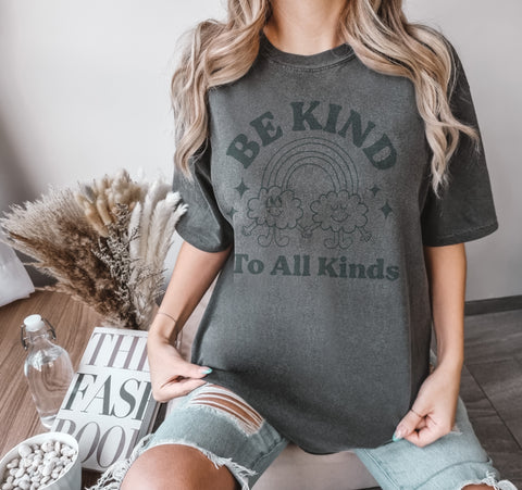 Monochrome Be Kind to All Kinds T-shirt
